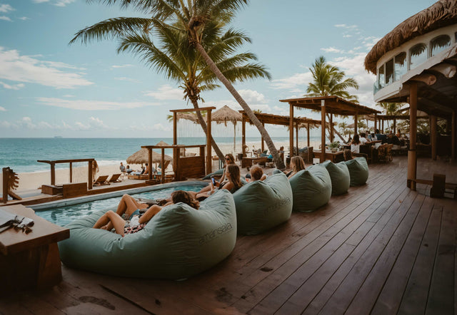 Dive into Delight: Why Bean Bag Chairs are the Poolside and Lounge Must-Have for Hotels